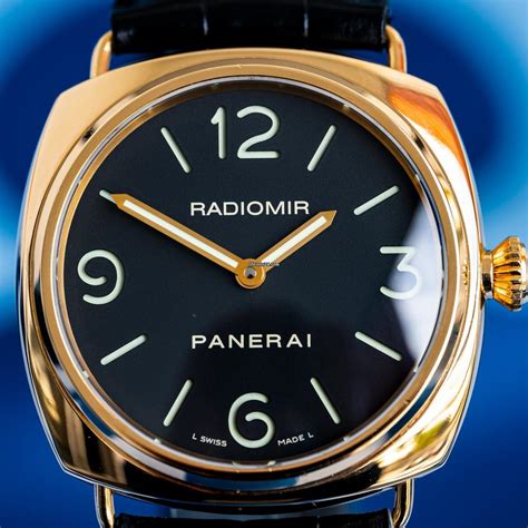 panerai rose gold replica|panerai luminor and radiomir.